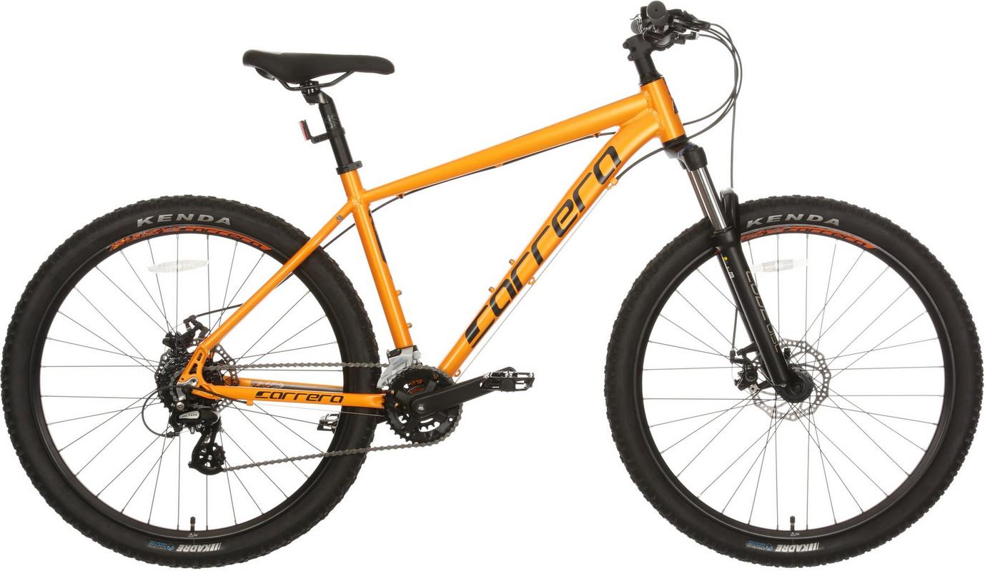 Halfords CARRERA Carrera Code Disc Mens Mountain Bike - Orange - S Frame | Extra 8% off for BC Members