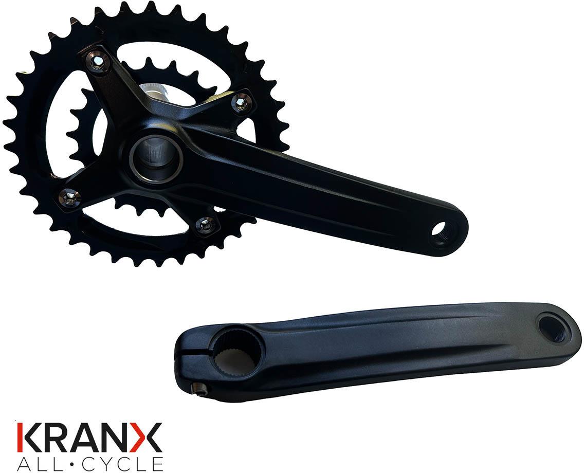 Halfords KranX 36/22T Double 2-Piece MTB Chainset | Pricematch, Extra 8% off for BC Members, Free Bike Health Check, Cycle2Work Scheme & 0% APR Finance.