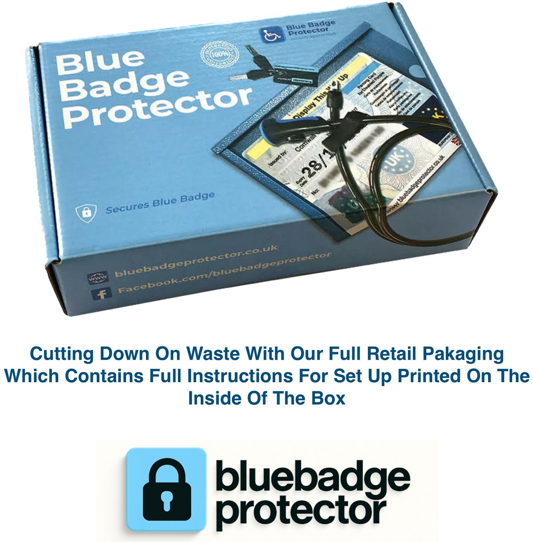 Single Blue Badge Protector