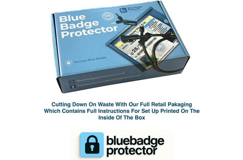 Single Blue Badge Protector Single Blue Badge Protector