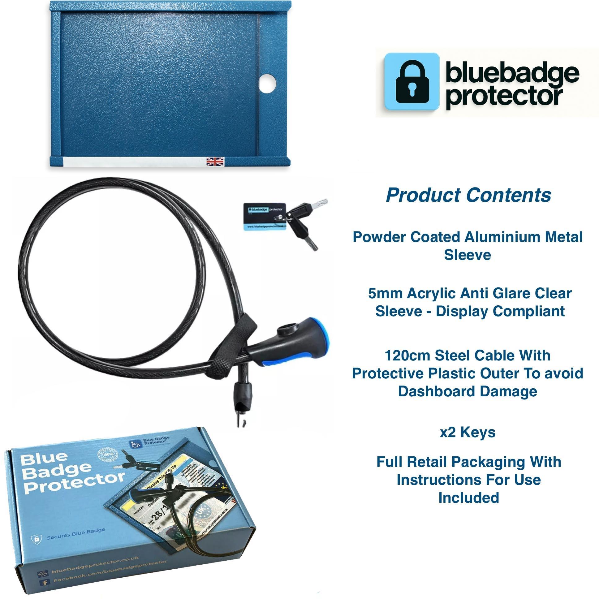 Single Blue Badge Protector