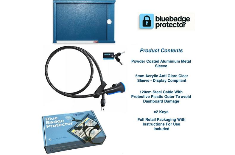 Single Blue Badge Protector Single Blue Badge Protector