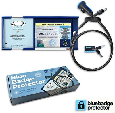 Double Blue Badge Protector Double Blue Badge Protector