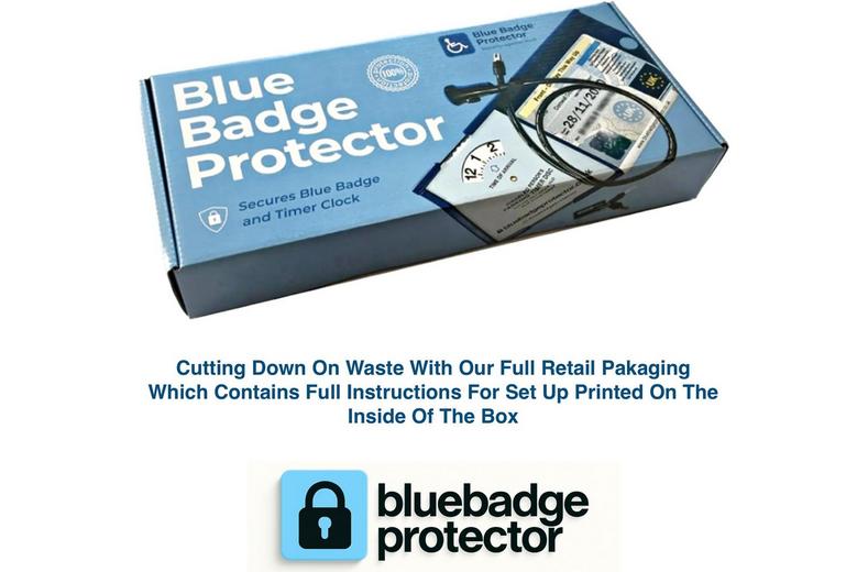 Double Blue Badge Protector Double Blue Badge Protector