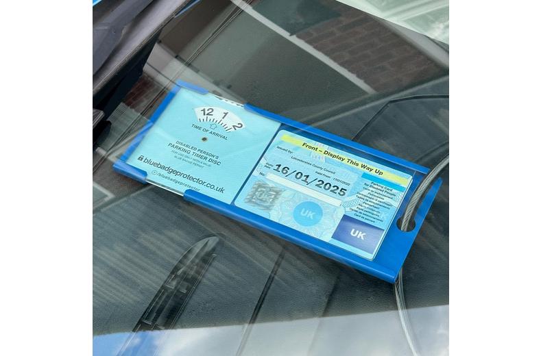 Double Blue Badge Protector Double Blue Badge Protector