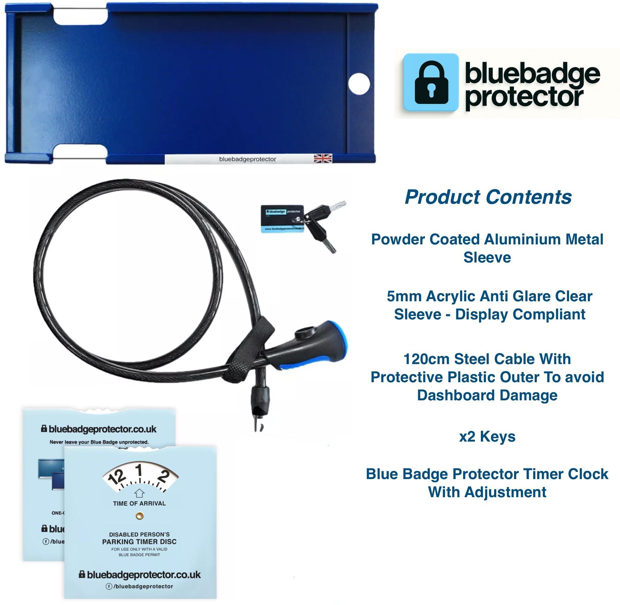 Double Blue Badge Protector