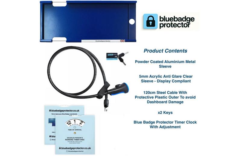 Double Blue Badge Protector Double Blue Badge Protector