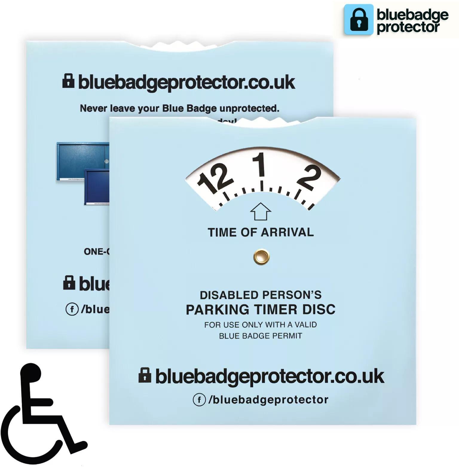 Double Blue Badge Protector Halfords UK