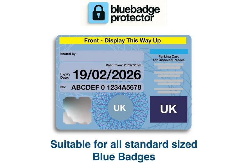 Double Blue Badge Protector Double Blue Badge Protector