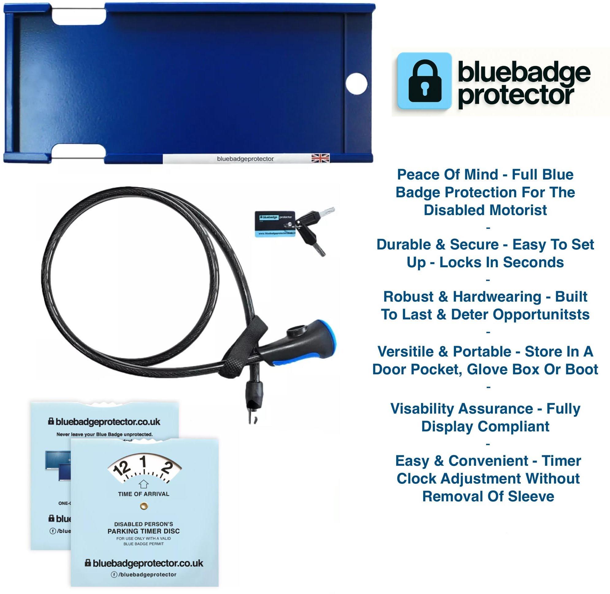 Double Blue Badge Protector