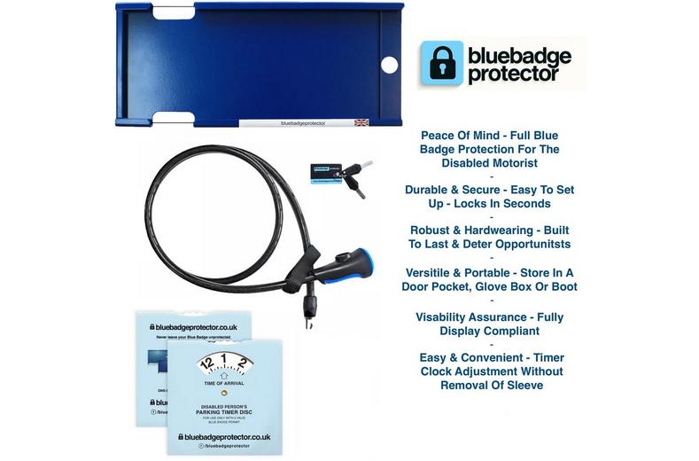 Double Blue Badge Protector Double Blue Badge Protector