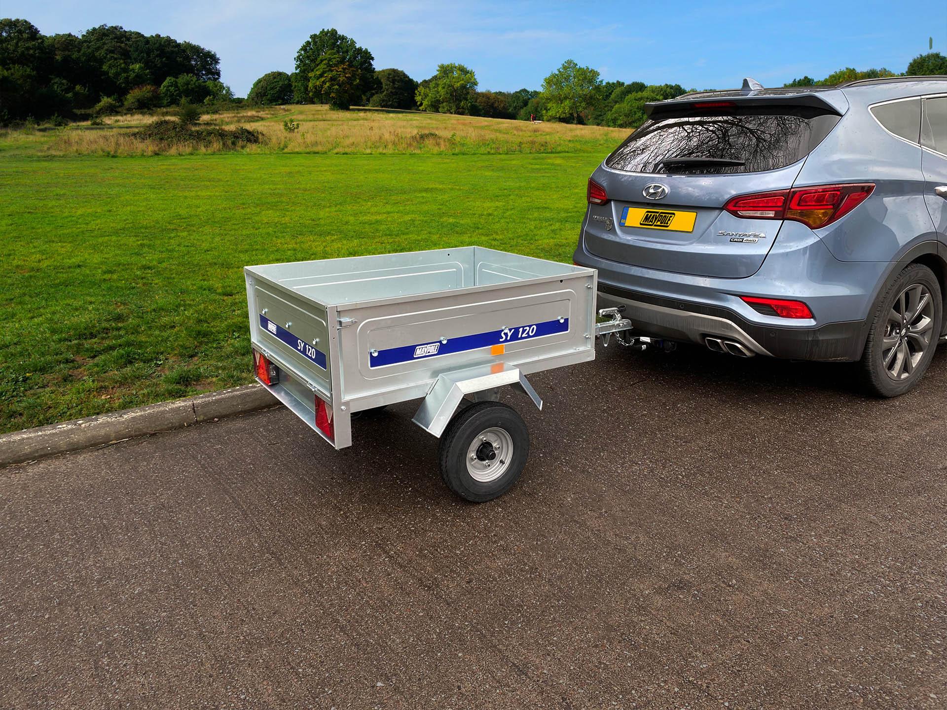 Maypole Car Trailer MP6812 - Medium (Flat Pack Trailer)