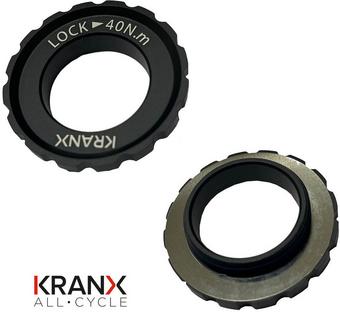 KranX Centre Lock Rotor Alloy Lock Ring for 15mm Thru Axle | Halfords UK