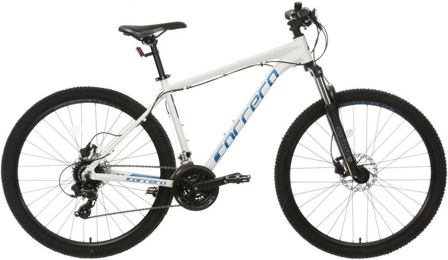 Blue and white mountain bike online