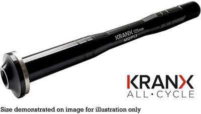 KranX 12x100mm Front Thru Axle 125mm, M12x1.5x16mm KranX 12x100mm Front Thru Axle 125mm, M12x1.5x16mm