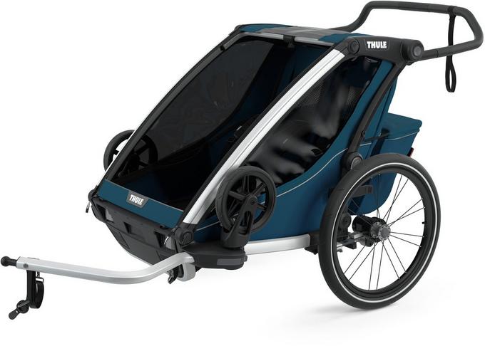 Thule chariot chinook sales 2 double stroller