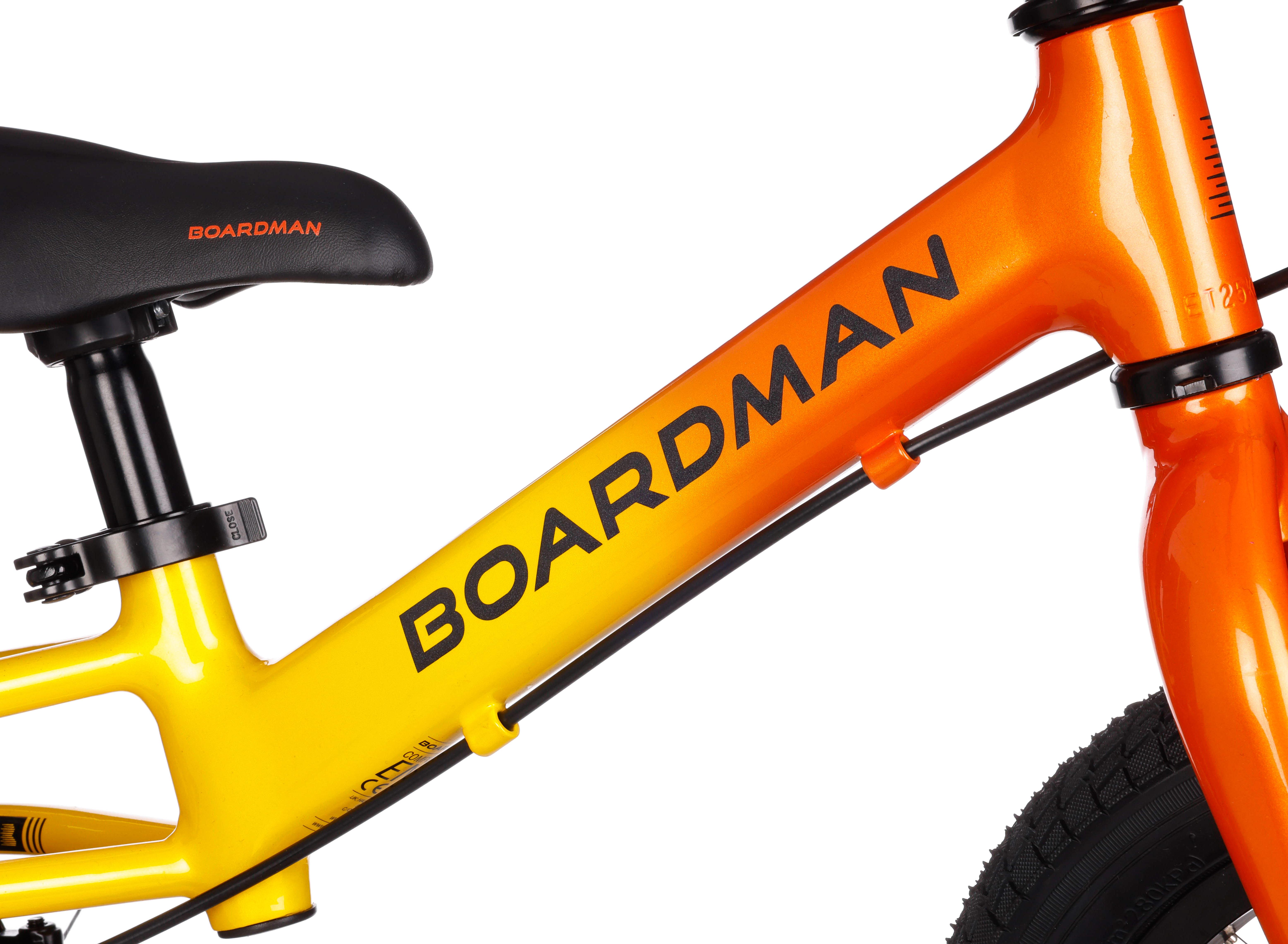 Boardman JNR Balance Bike, Sunrise - 12" Wheel