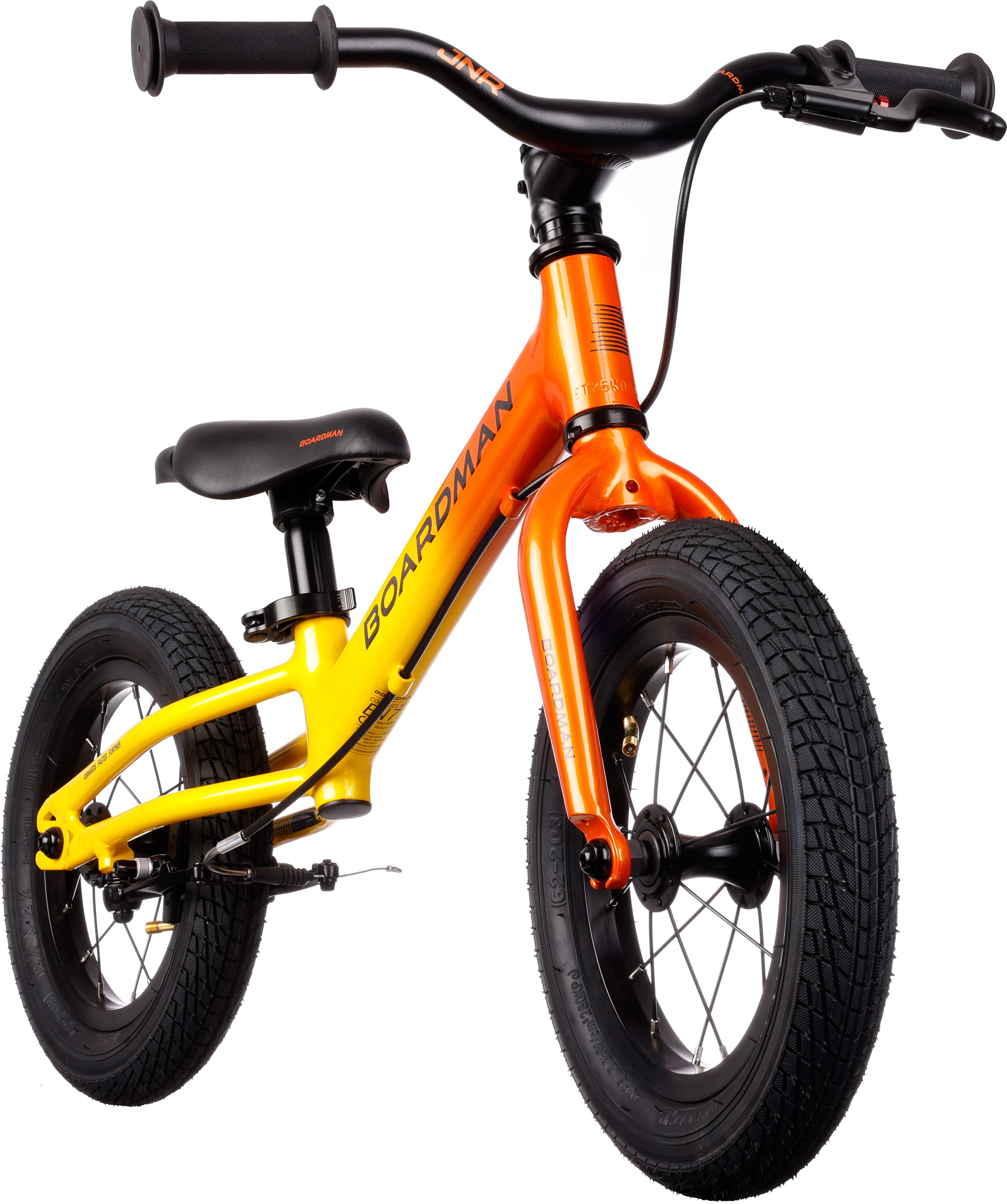 Boardman JNR Balance Bike, Sunrise - 12" Wheel