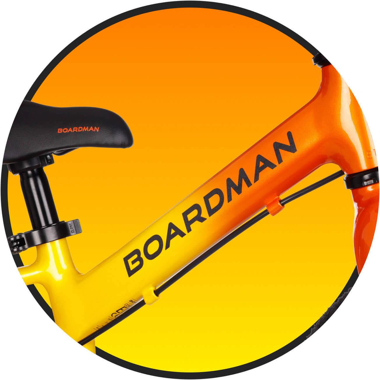 Boardman JNR Balance Bike, Sunrise - 12" Wheel
