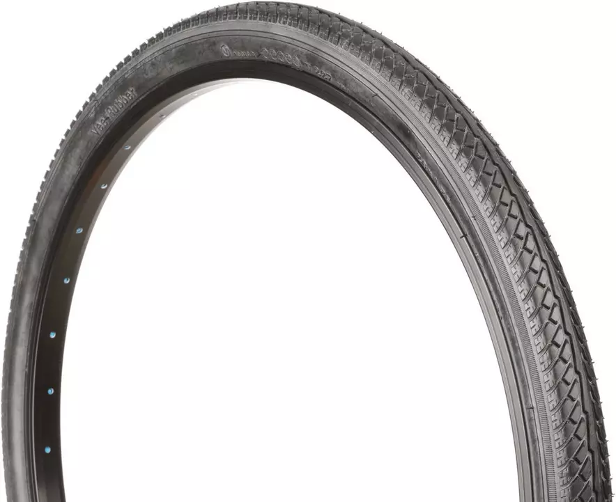 Turbo trainer tyre for hybrid clearance bike