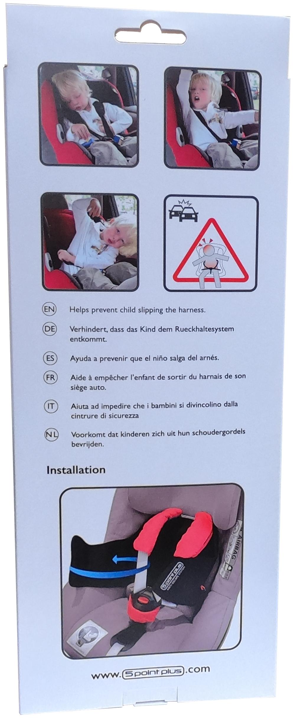 5 Point Plus Anti-Escape System: 6 months to 4 years