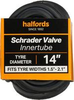 Halfords Schrader Bike Inner Tube 14 Inch X 1.5 Inch - 2.1 Inch