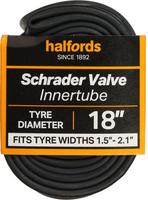 Halfords Schrader Bike Inner Tube 18 Inch X 1.5 Inch - 2.1 Inch