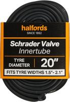 Halfords Schrader Bike Inner Tube 20 Inch X 1.5 Inch - 2.1 Inch
