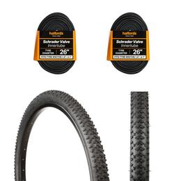 Halfords Schrader Bike Inner Tube 26 x 1.5 2.1 Halfords UK