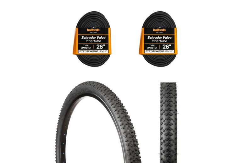 26" MTB Puncture Protect Tyre & Schrader Inner Tube 26" MTB Puncture Protect Tyre & Schrader Inner Tube