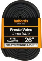 Halfords Presta Bike Inner Tube 26 Inch X 1.5 Inch - 2.1 Inch
