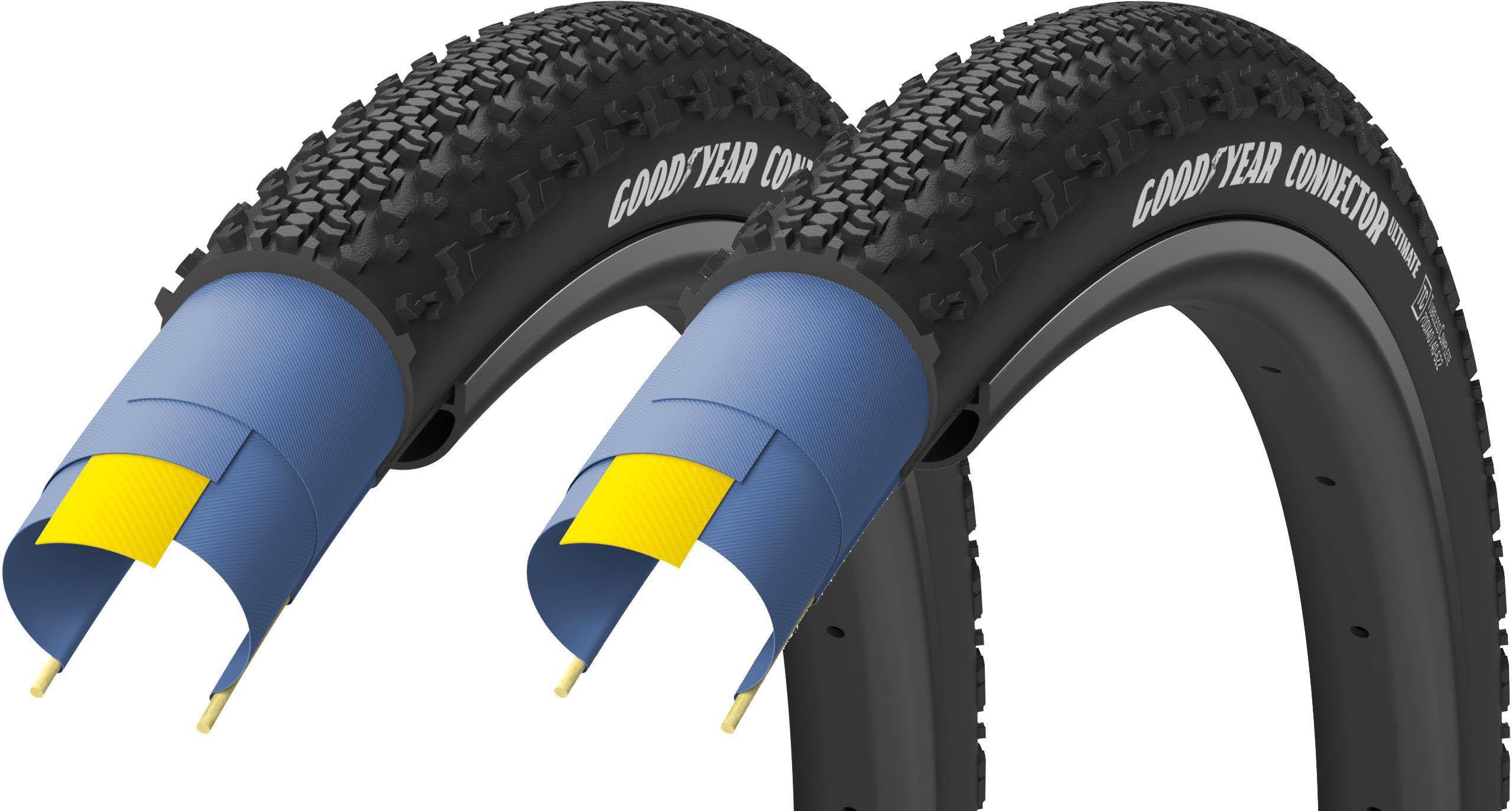 Halfords Goodyear Connector TC Gravel Tyre 700x40c Bundle | Pricematch, Extra 8% off for BC Members, Free Bike Health Check, Cycle2Work Scheme & 0% APR Finance.