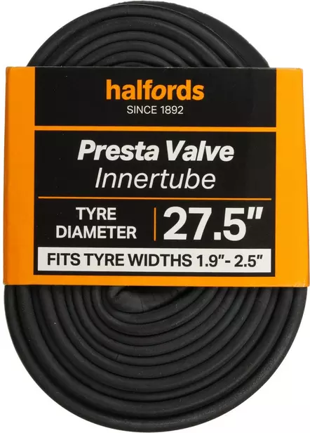 Halfords Presta Bike Inner Tube 27.5