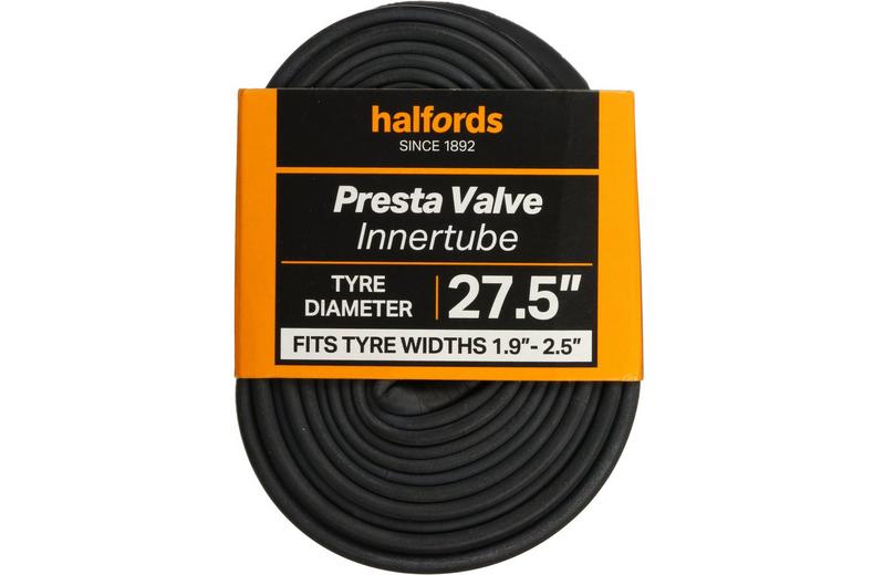 Halfords Presta Bike Inner Tube 27.5" x 1.9" - 2.5" Halfords Presta Bike Inner Tube 27.5" x 1.9" - 2.5"