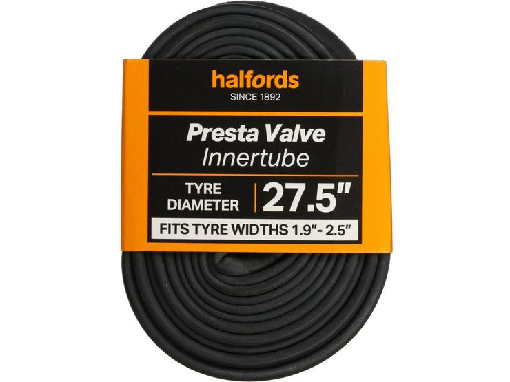 Halfords Presta Bike Inner Tube 27.5" x 1.9" - 2.5"