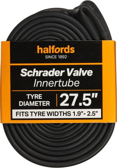 Halfords Schrader Bike Inner Tube 27.5" x 1.9" - 2.5" Halfords Schrader Bike Inner Tube 27.5" x 1.9" - 2.5"