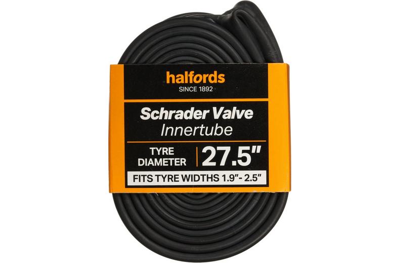 Halfords Schrader Bike Inner Tube 27.5" x 1.9" - 2.5" Halfords Schrader Bike Inner Tube 27.5" x 1.9" - 2.5"