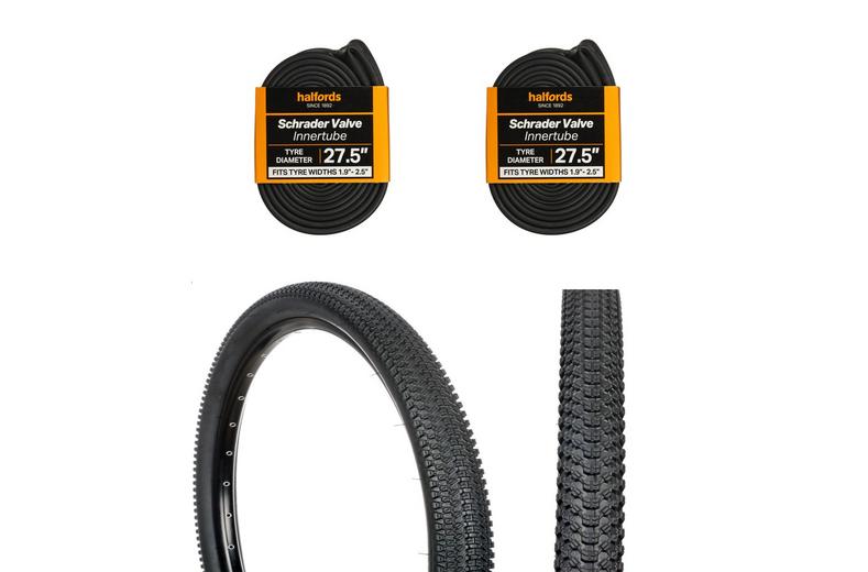 27.5" MTB Puncture Protect Tyre & Schrader Inner Tube Bundle 27.5" MTB Puncture Protect Tyre & Schrader Inner Tube Bundle