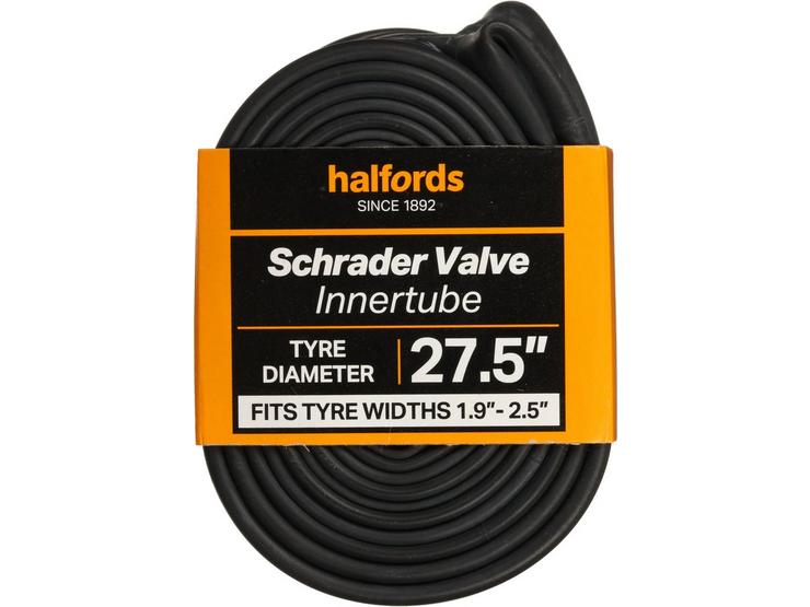Halfords Schrader Bike Inner Tube 27.5" x 1.9" - 2.5"