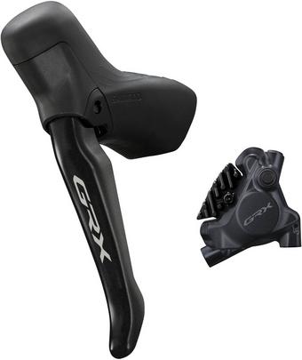 Shimano GRX BL-RS717 Brake Lever & BR-RX410 Caliper, Left Rear