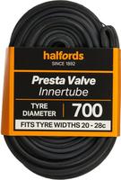 Halfords Presta Bike Inner Tube 700C X 20C - 28C