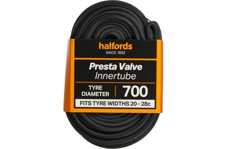 Halfords Presta Bike Inner Tube 700c x 20c - 28c Halfords Presta Bike Inner Tube 700c x 20c - 28c