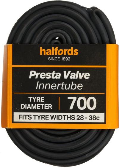 Halfords Presta Bike Inner Tube 700c x 28c - 38c Halfords Presta Bike Inner Tube 700c x 28c - 38c