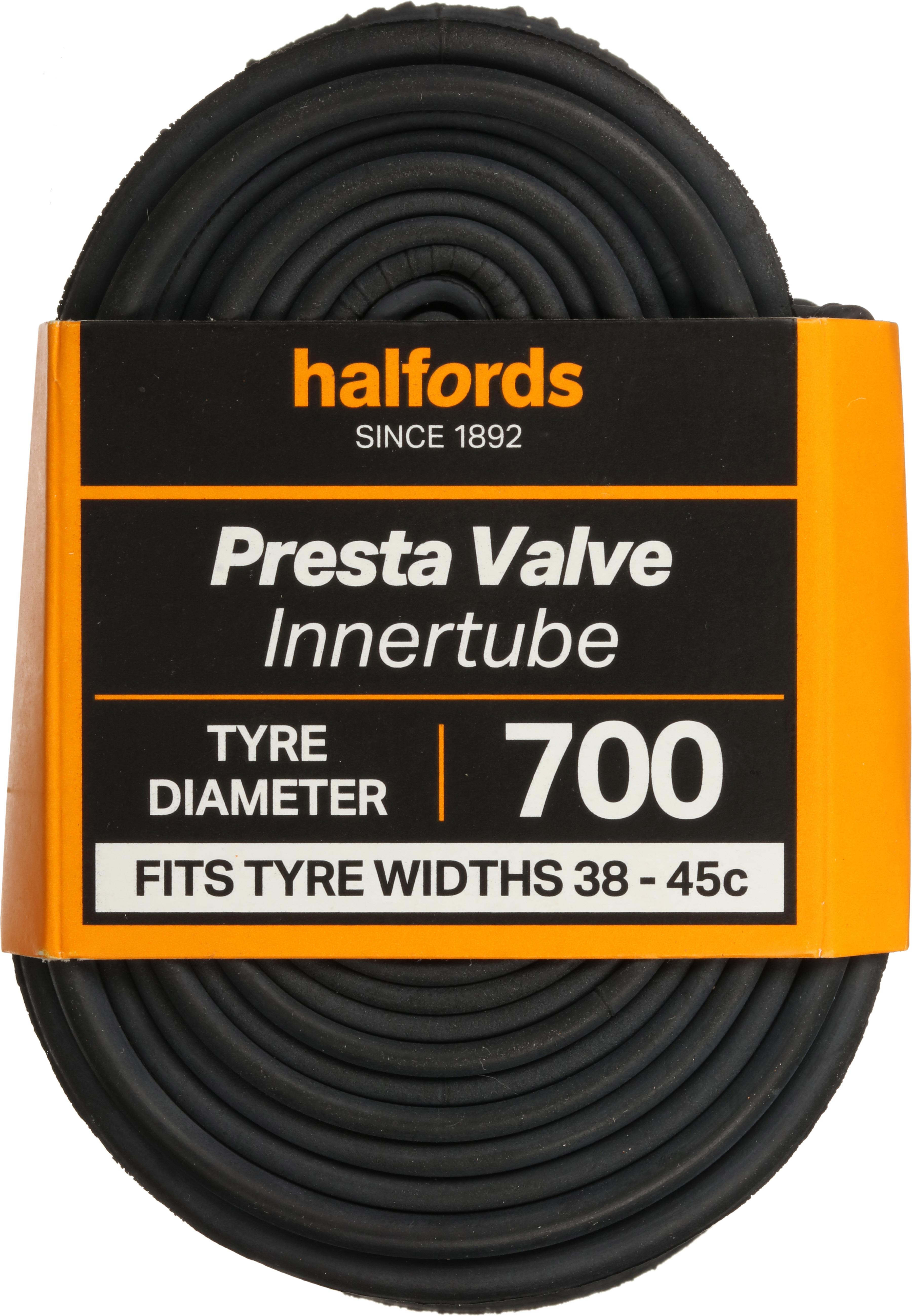 Halfords inner cheap tubes 700c