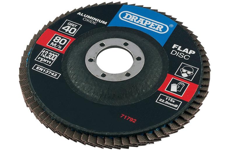 Draper 115mm Flap Discs Draper 115mm Flap Discs
