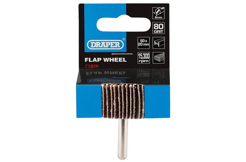 Draper 50 x 20mm Flap Wheel Draper 50 x 20mm Flap Wheel