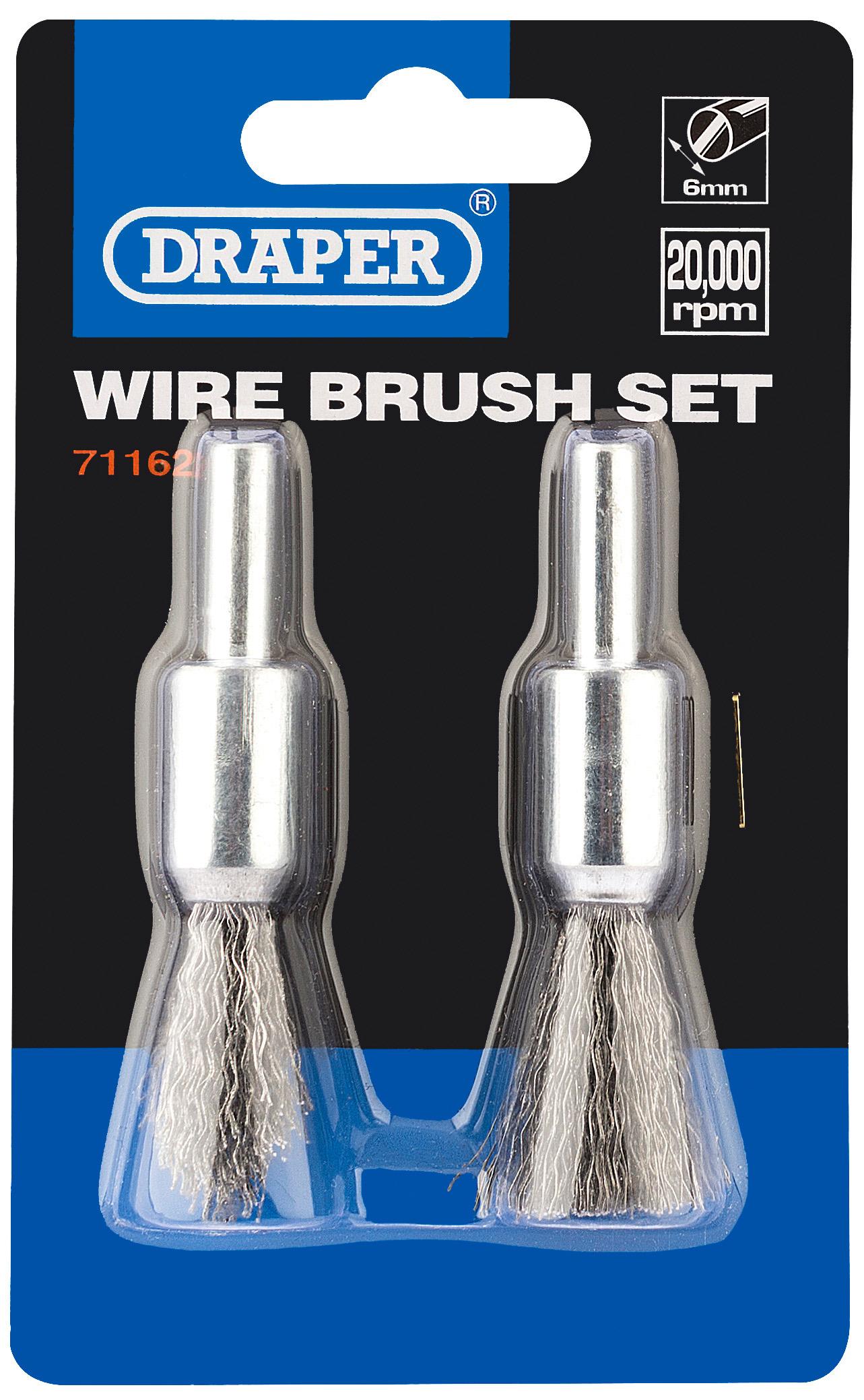 Draper 2 Piece Wire Brush Set
