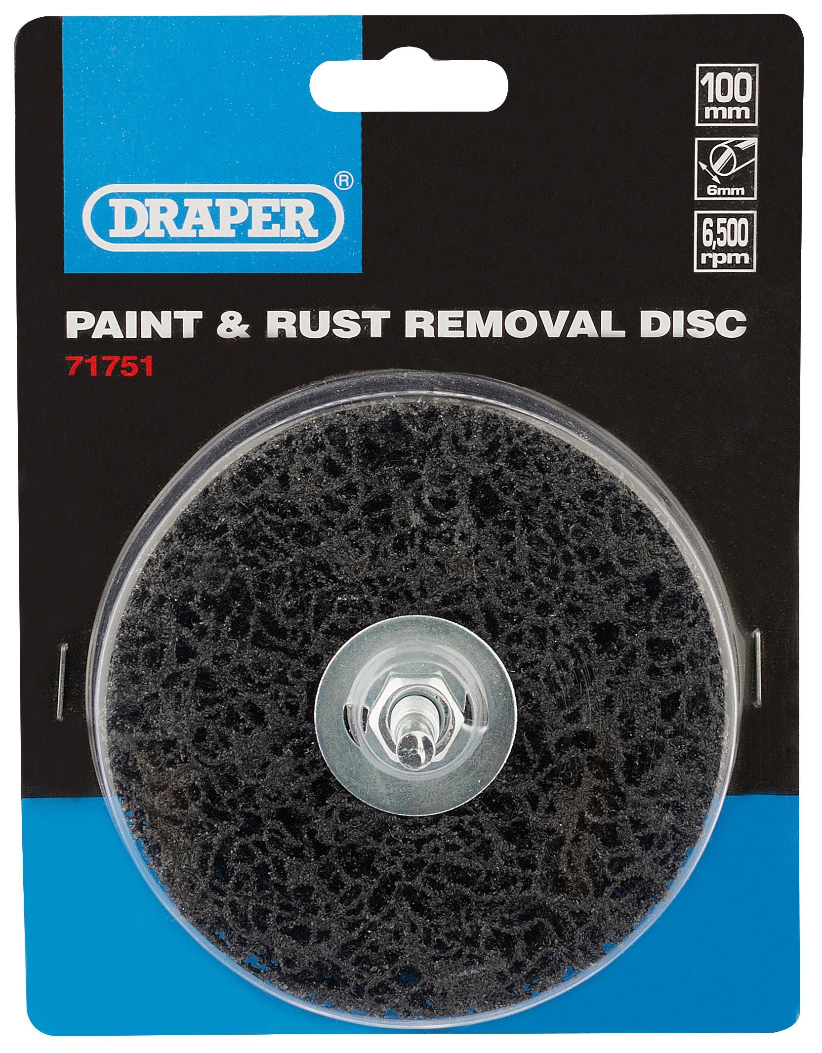 Draper 100mm Rust Removal Disc