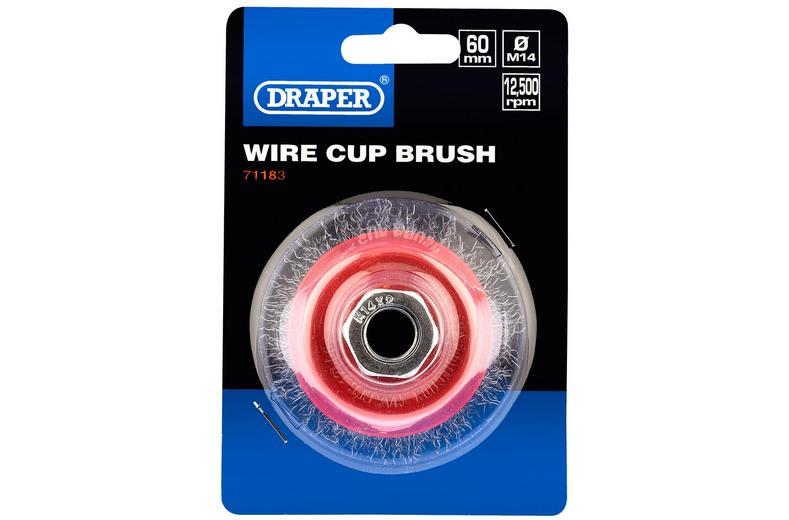 Draper 60mm Wire Cup Brush Draper 60mm Wire Cup Brush