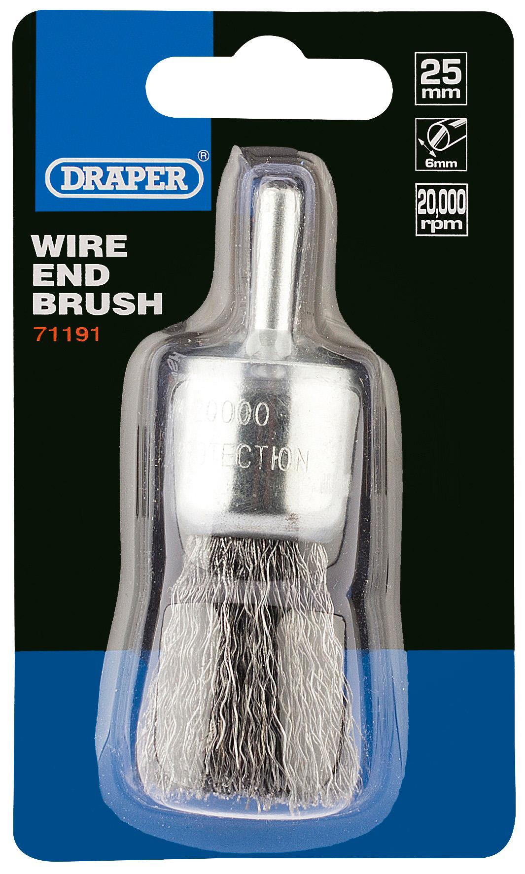 Draper 25mm Wire End Brush